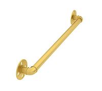 Staircase Handrails Stair Railing Handrails Gold Stairs Grab Bar, Wall Mount Non-Slip Hand Grab Rail for Indoor Outdoor Steps, Against The Wall Metal Banister with Complete Kit (Size : 0.25(0.8ft))