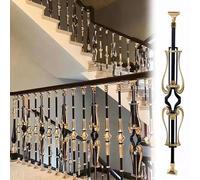 Staircase Railing Post, Aluminum-Magnesium Alloy Baluster, Modern Decorative Design for Indoor Stairs, Spindles for Hallways and Living Rooms