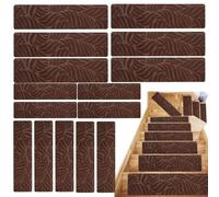 Staircase Step Treads - Edging Steps Non Slip Treads - Indoor Staircase Runner Non-Skid Safety Rug for Kids Elders Pets Dogs Home Patio