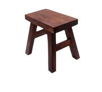 Staircase Stools Solid Wood Small Step Stool Stable Non Slip Footstool For Kitchen Bathroom And Home Lightweight Living Room Shoe Bench Step Stool(Brown,M)