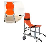 Staircase Stretcher, Aluminum Alloy Stair Rescue Folding Up and Down Stretcher Chair Folding, Load Capacity Foldable Ambulance Medical Lift Portable Climbing Wheelchair