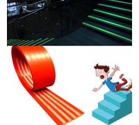 Staircase Tread Edge Protectors, Anti Slip Tape for Stairs Outdoor & Indoor, Non Slip Strips for Steps Ramp, High Traction, Non Skid Tape for Kids Dogs and Elders (Color : Rot, Size : 20in)
