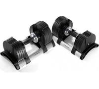 STAIRMASTER TwistLock Dumbbells - Set of 2, Black, Black