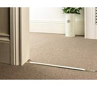 Stairrods UK Slim D Satin Nickel Carpet to Carpet Door Threshold Bar (100cm)