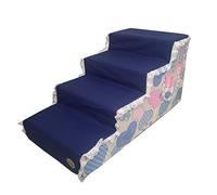 Stairs access steps 4-Steps Pet Stairs Dog Steps Climbing Activity Ladder Ramp Mobility Aid For Aging Dogs Pet Supplies 80x40x40cm 13 Colors pet dog (Color : F)