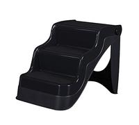 Stairs access steps Pet 3 Steps Cat/dog, Stairs/steps Detachable Washable Carpet Pedal pet dog(Black)