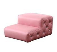Stairs Access Steps Pet Dog Sponge Ladder Bed Small and Medium Mat Ramps(Pink,Height 24cm)