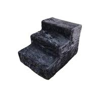 Stairs Access Steps Pet Stair Steps, Cats And Dogs Bed Sofa Plush Ladder Small Dog Jumping Platform Easy To Remove And Wash Pet Dog Ramps (Color : Gray)