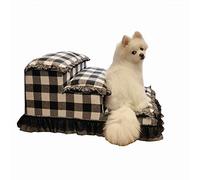 Stairs access steps Pet Stairs Dog Stairs Cat Steps Small Cat Steps Dog Stairs for High Beds & Tall Sofa, 3 Step,Removable, Washable pet dog (Color : C)