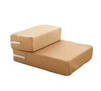 Stairs access steps Pet Suitable For Small And Medium Pets High Breathable Mesh Climbing The Two Floors Foldable(Camel)