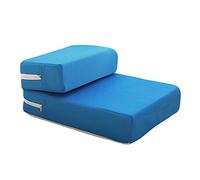 Stairs access steps Pet Suitable For Small And Medium Pets High Breathable Mesh Climbing The Two Floors Foldable(Dark Blue)