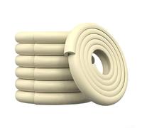 Stairs footpad sponge mats with cushioning foam strips to reduce and provide safety protection on ladders and furniture edges (white)