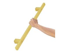Stairs Handrail Railing Staircase Banister Rail Stair Handrails for Walls, 1m 1.5m 2m 2.5m 3m Metal Handrail with Non-Slip Grip, Railings for Outdoor Steps or Indoor Stairs, Gold(5ft/150cm)