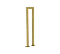 Stairs handrails U Stairs Handrail - Stair Railing Side Installation Square Handrail Step Railing Easy to Install Gold Indoor(35cm)