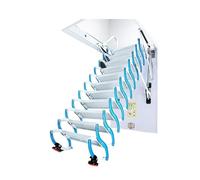 stairs Pull-Down Attic Ladder Hidden Ceiling Folding Loft Stairs Space Savingm, for Attics Garages Roofs Basements extendable(70 * 90cm)
