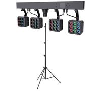 Stairville SonicPulse 4 Par Set Bundle