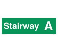 Stairway A - Fire safety: Approved Document B Wayfinding Sign - L41