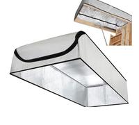 Stairway Heat Shield Cover - Radiant Barrier Box, Climate Blocking Protector, Secure Fit Technology | Long Lasting Creatives Modern Design Cold Season Efficiency Upgrade for Workshop Basement Garage