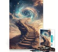 Stairway to The Stars Adults Puzzles 1000 Piece Jigsaws Brain Teaser Home Pastime Image Assembly Memorable Gift 38x52cm