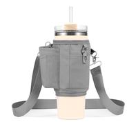 STAISE Water Bottle Carrier Bag for Stanley 40/30 oz Tumbler with Handle, Crossbody Bag with Phone Holder Pocket, Card Sleeve & Detachable Strap, All Day Quencher, Stanley Cup Accessories