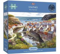 Staithes | 1000 Piece Jigsaw Puzzle | Yorkshire Countryside Village | Sustainab