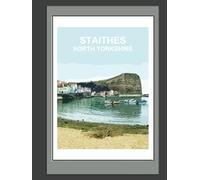 Staithes North Yorkshire Notebook: Blank lined Notebook, Journal Gift Book (British Places and Landscapes)