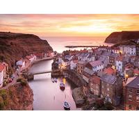 Staithes the View 1000 Piece Jigsaw Puzzle; British Landmarks; Eco-Friendly, Gift for Adults & Families
