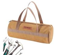 Stake Bag Large Capacity Canvas Storage Organizer | Portable Wear-Resistant Double Layer Tent Pole Pegs Bag for Outdoor Camping Climbing