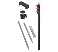 Stake Phone Holder - ABS Metal | Adjustable Tip Kickstand with 1/4 Adapter | Multi-purpose Smartphone Camera Outdoor Shooting Hiking Camping Stable