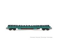 Stake Wagon Rolling Stock 4-Axle Res Freight Train Model Wire Coils FS 1:87