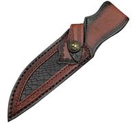 Stakee 1pc Leather Sheath Belt Knife Sheath with Waist Belt Buckle Pocket Tool Knife Protective Cover for Blade Knife