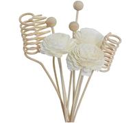 Stakee 9pcs Diffuser Sticks Set Artificial Flower Rattan Fragrance Diffuser Refill Stick Diy Floral Replacement Refill Rattan Sticks
