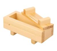 Stakee Bamboo Wooden Sushi Press Mold Box, Traditional Oshizushi Maker for Rice Rolls, Diy Sushi Making Kit for Beginners and Home Use