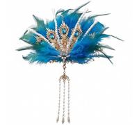 Stakee Chinese Phoenix Crown with Beaded, Tassels Bride Tiara Crown Hanfu Hair Accessory for Traditional Costume Photo and Wedding
