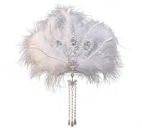 Stakee Chinese Phoenix Crown with Beaded, Tassels Bride Tiara Crown Hanfu Hair Accessory for Traditional Costume Photo and Wedding