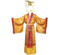Stakee Chinese Traditional Hanfu Dress Chinese Emperor Cosplay Cotume Chinese Ancient Traditional Hanfu Outfit Adult Halloween Fancy Dress