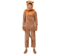 Stakee Long Haired Lions Costumes Halloween the King Cosplay Dress Up Unisex Performance Fancy Animal Outfit for Kids Adult