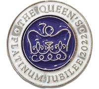 Stakee Platinum Jubilee Pin Badges Elizabeth Queen Commemorative Badge Elizabeth Ii Celebrations Gifts Queen Jubilee Badges