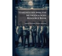 Stakeholder Analysis Methodologies Resource Book