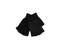 STAKSHKH Mens Womens Fingerless And Full Gloves, Grip, Gripper, Work,Garden, Adult, Black