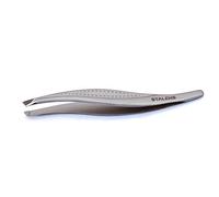 Staleks P-12 Eyebrow Tweezers with PVC Protective Case Total Length 9.5cm
