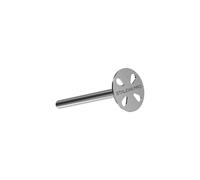 Staleks Pododisc Pedicure Bit 10 mm PDset-10 - Stainless Steel, 5 White 180 grit Refills