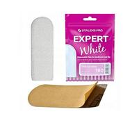 STALEKS PRO 30pcs Disposable White Foot File Refill for Foot Scraper Base Pedicure Grater Expert White 10 (180 Grit, 1 Unit, 180 Grit)