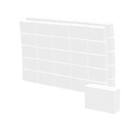 STALEKS PRO 50 Pieces Mini Double-Sided Rectangular Buffer Buffer File 100/180 Grit