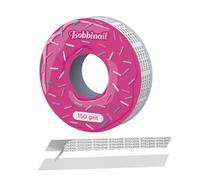 STALEKS PRO BOBBINAIL Disposable Refill White File Adhesive Roll Expert for Donut File Dispenser 6mts (150 Grit)