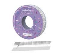 STALEKS PRO BOBBINAIL Disposable Refill White File Adhesive Roll Expert for Donut File Dispenser 6mts (240 Grit)