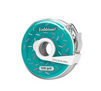 STALEKS PRO BOBBINAIL Donut File Dispenser with White Adhesive File Refill Expert ( Donuts + Refill) (100 Grit)