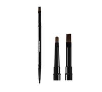 STALEKS PRO by Natury Nails Double Sided/Pointed Nail Construction Brush for Gel, 7 mm Round Brush, 10 mm Straight Brush, Expert (NBE 04/08)