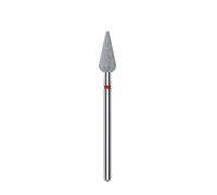 STALEKS PRO by Natury Nails Expert Diamond Nail Drill Bit Manicure Pedicure Remover and Polish Cuticle Area Sharp Pear Shape 4x12mm (Fine Grit)