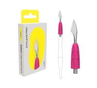 STALEKS PRO by Natury Nails Pusher Interchangeable Part, Stainless Steel and Sterilisable Silicone, Manicure and Pedicure, GUMMY Combo (UNIQ 13)